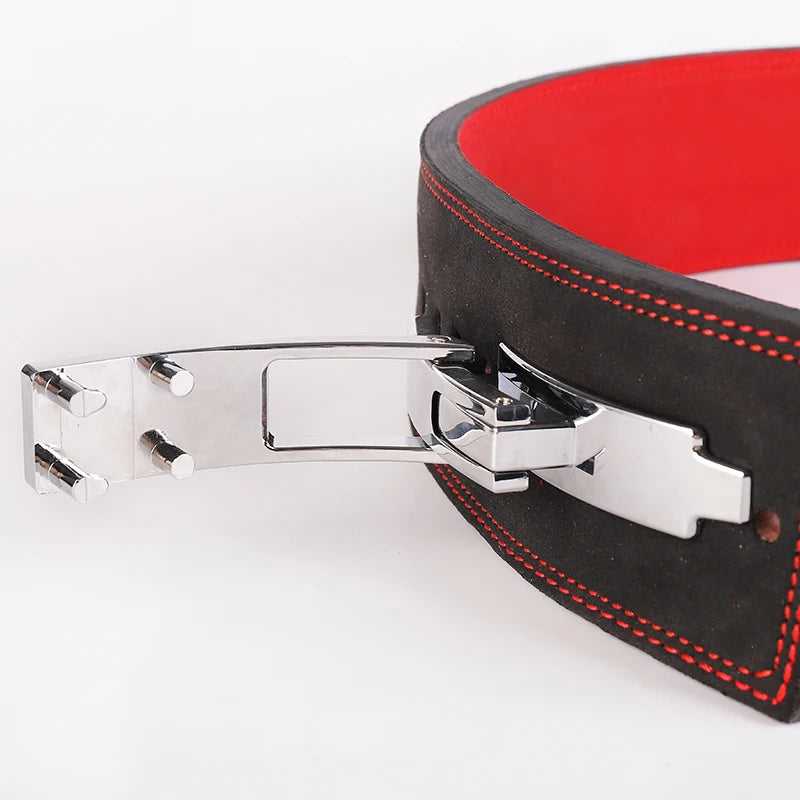 ZEBRA SPORTS LB-560 Custom Logo Weight Power Lifting Leather Lever Pro Belt Gym Training Durable ISO9001 Certified for Men Women
