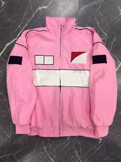 F1 Racing Suit Ferrarise Men's and Women's Light Luxury Trendy Brand Knight Motorcycle Go Kart Custom Jacket