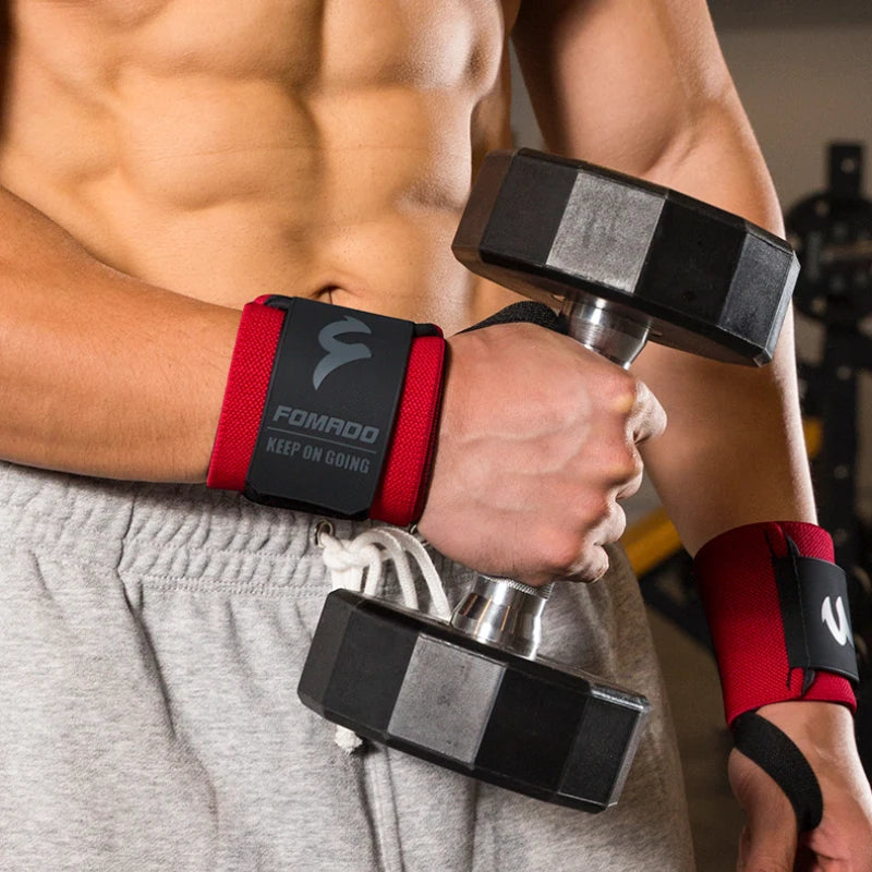 Bodybuilding & Weightlifting Fitness Safety Wrap Wrist Gym Cross Straps; Webbing Wraps & Strap Support for Fitness Training