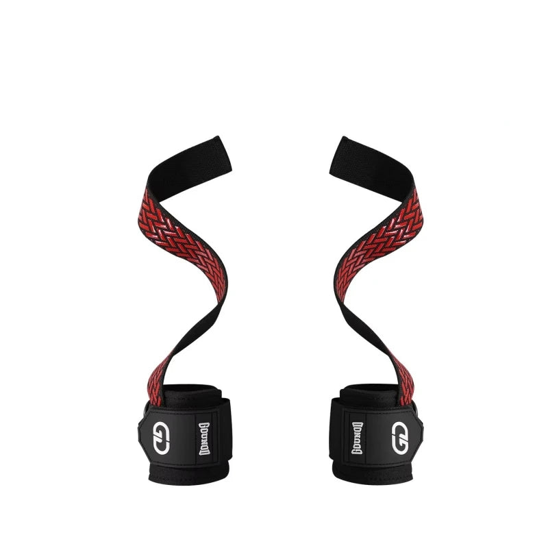 GOUNOD New Nylon Lifting Straps Compression Sports Wrist Wraps Herringbone Pattern Protection Professional