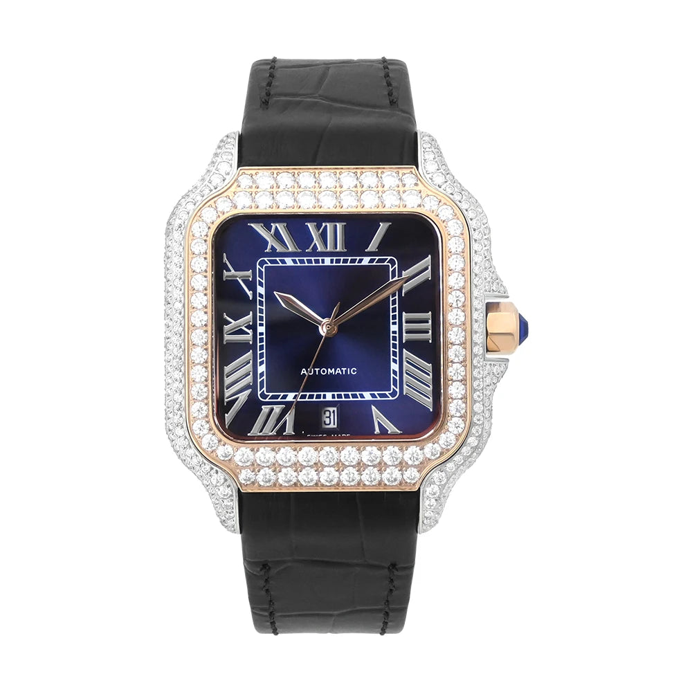 Iced Out Watch Arabian  Studded Wrist Gift Pass Diamond Tester