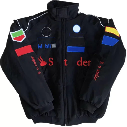 F1 Racing Suit Ferrarise Men's and Women's Light Luxury Trendy Brand Knight Motorcycle Go Kart Custom Jacket