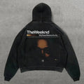 Men's Fleece Hoodie Cotton  Oversized Boxy Fit Cropped Hoodies