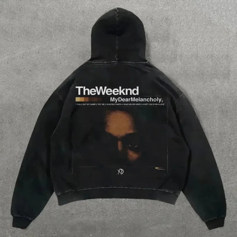 Men's Fleece Hoodie Cotton  Oversized Boxy Fit Cropped Hoodies