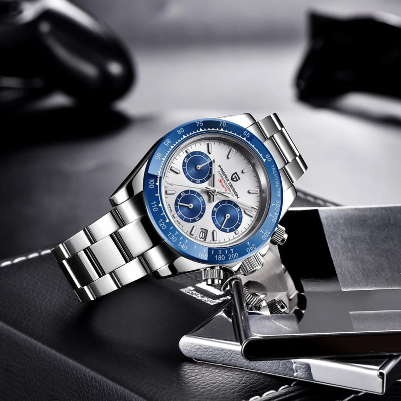 New PAGANI DESIGN Watches Men Luxury Chronograph Sport