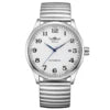 Winner Watches for Men Fashion Automatic Mechanical Simple Stainless Steel Practical Spring Bracelet Watch