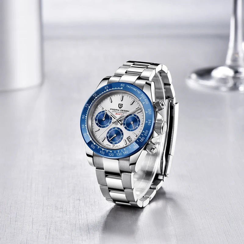 New PAGANI DESIGN Watches Men Luxury Chronograph Sport