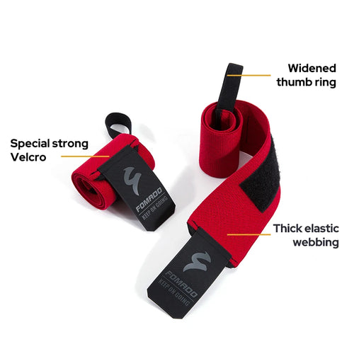 Bodybuilding & Weightlifting Fitness Safety Wrap Wrist Gym Cross Straps; Webbing Wraps & Strap Support for Fitness Training