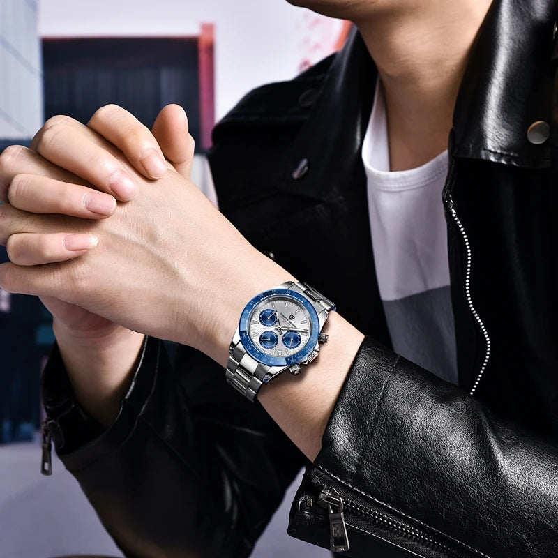 New PAGANI DESIGN Watches Men Luxury Chronograph Sport