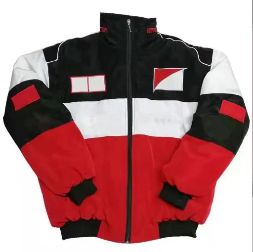 F1 Racing Suit Ferrarise Men's and Women's Light Luxury Trendy Brand Knight Motorcycle Go Kart Custom Jacket