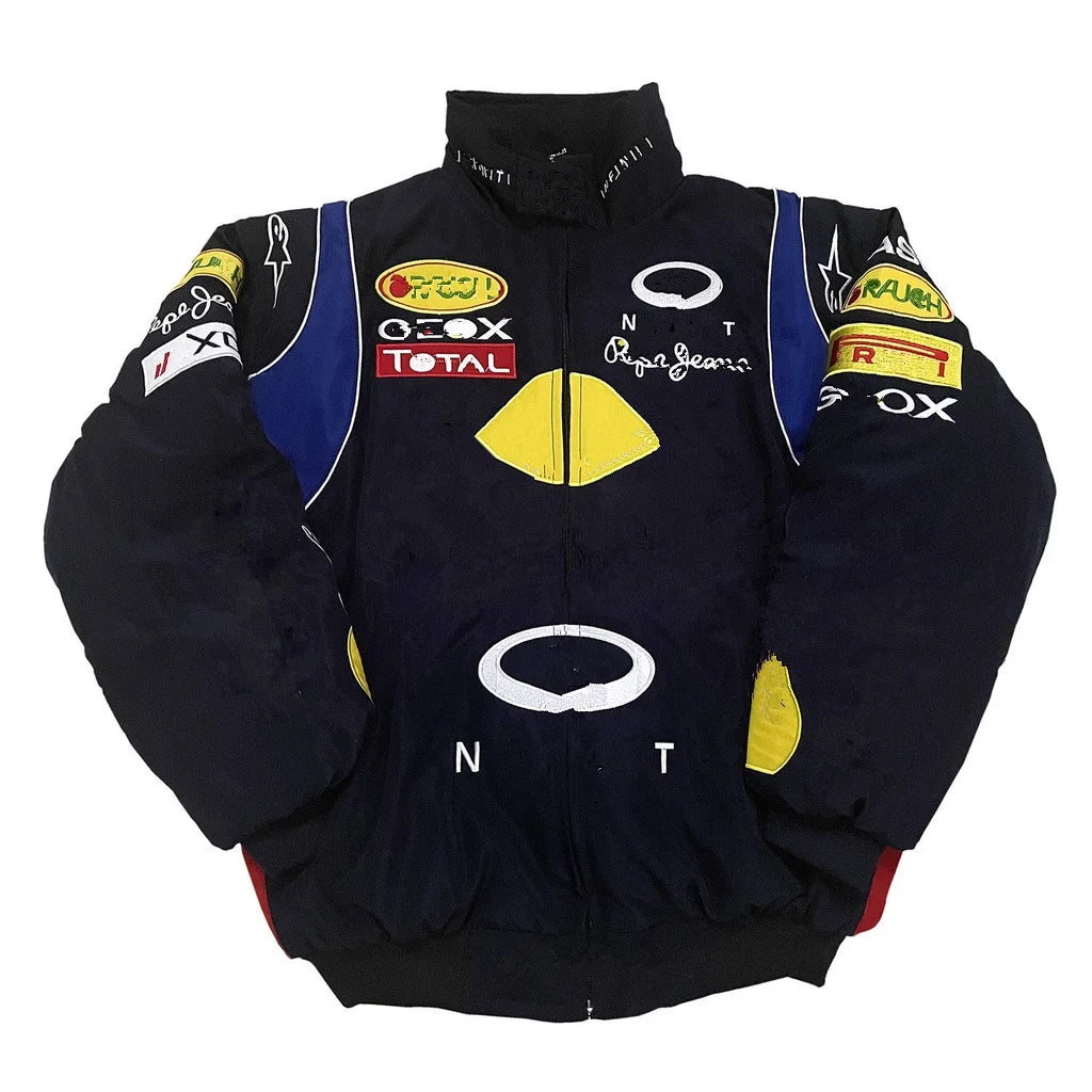 F1 Racing Suit Ferrarise Men's and Women's Light Luxury Trendy Brand Knight Motorcycle Go Kart Custom Jacket