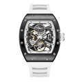 Automatic Men Mechanical Watch 190G Stainless Steel Case Waterproof Tourbillon Business Watch