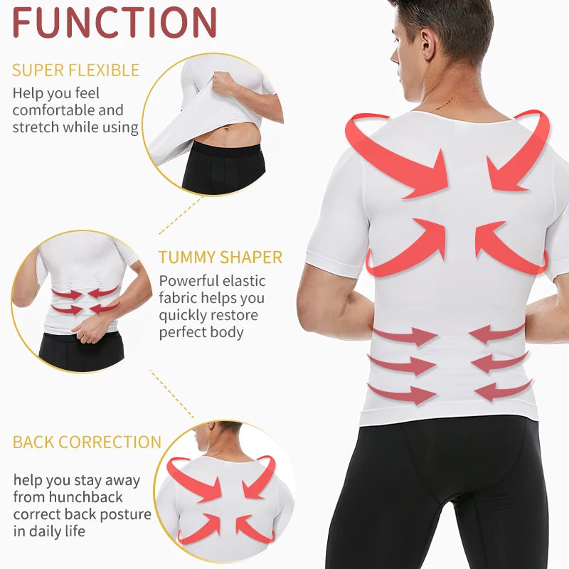 Men Slimming Body Shaper Belly Control Shapewear
