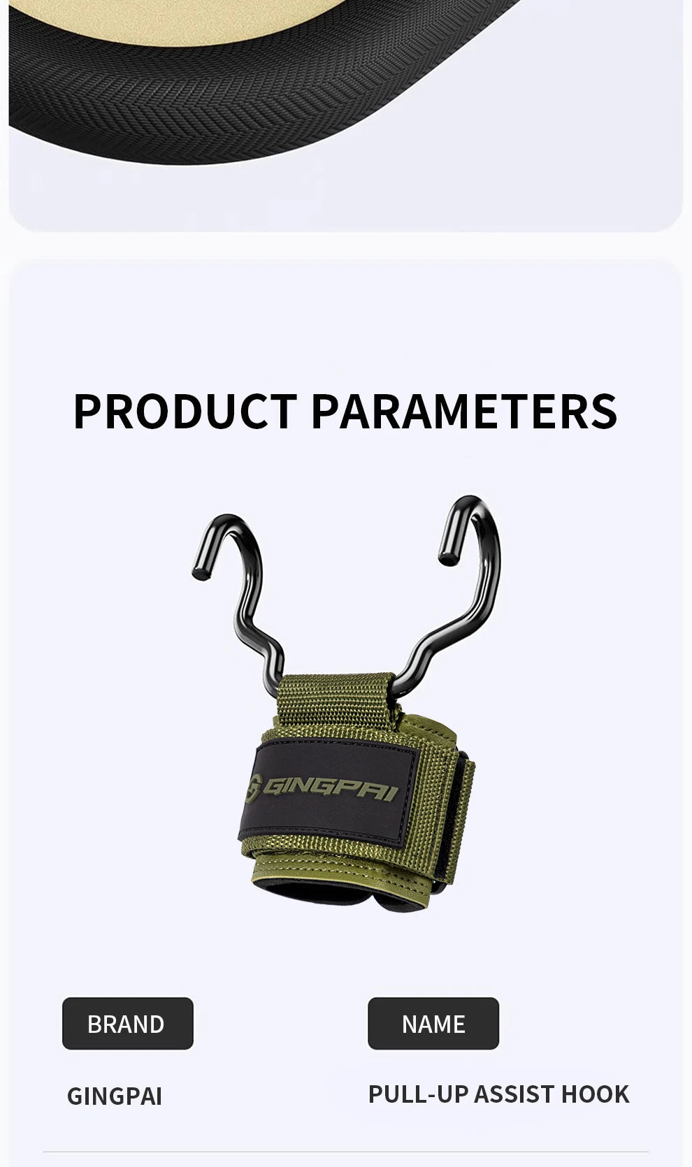 Weight Lifting Hook Grips With Hand-Bar Wrist Straps Gym Workout Powerlifting Heavy Duty Pull-ups Hooks Grips Fitness Gloves