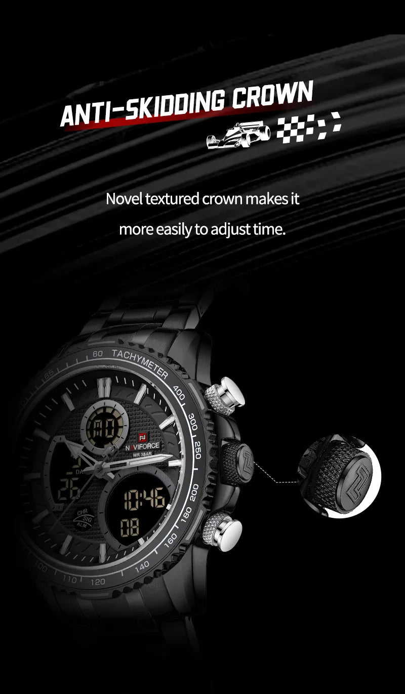 NAVIFROCE Men watches Luminous Business Fashion Man Watch Waterproof Military Watch