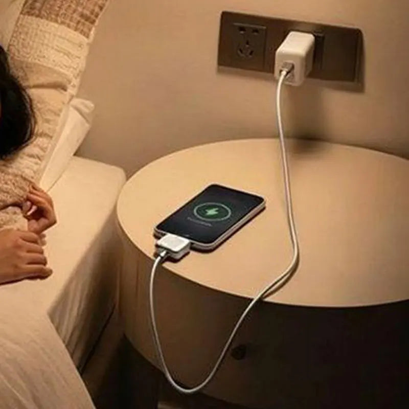 140W Fast Charging Type C Adapter, Auto-Unplug Function Night charging Overcharge Protection C-port devices Phones ,earphone
