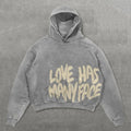 Skull Letter Printed Hoodie For Men & Women