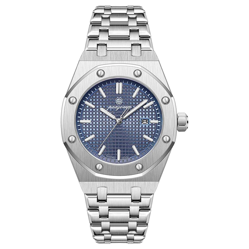 PAAZOMU Business Man Waterproof Watch stainless steel