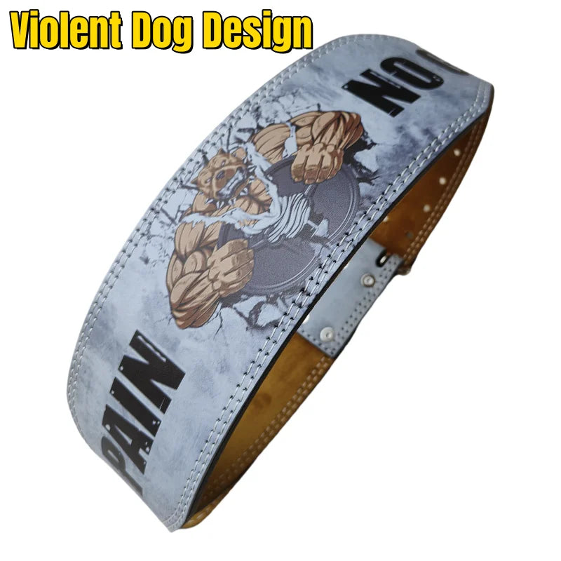 Violent Dog Weightlifting  Belt Gym Heavy Workout Belt for Weight Lifting Deadlift Squat