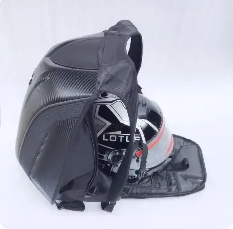 Moto Racing  bag Motocross Carbon Fiber Backpack Waterproof Motorcycle Hard Shell Backpacks