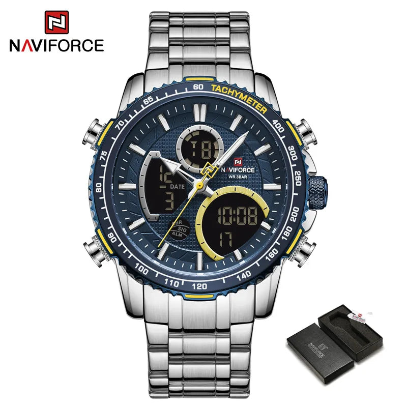 NAVIFROCE Men watches Luminous Business Fashion Man Watch Waterproof Military Watch