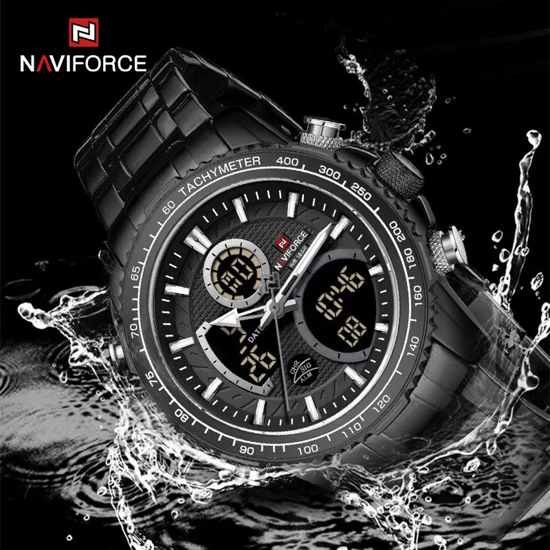 NAVIFROCE Men watches Luminous Business Fashion Man Watch Waterproof Military Watch