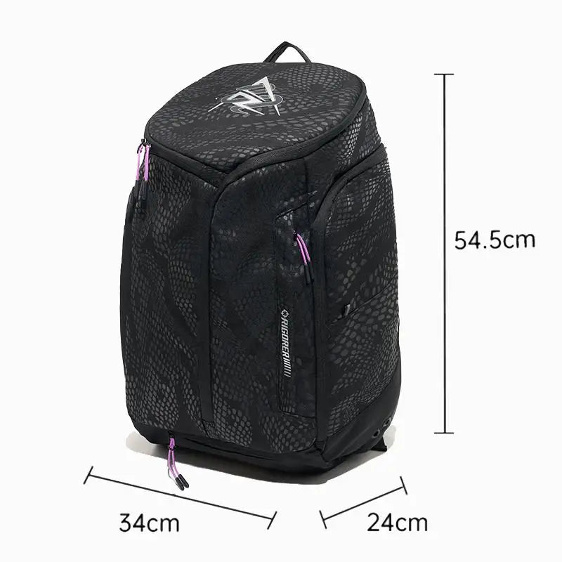 RIGORER Basketball Backpack, Large - Capacity Sports Bag for Fitness Training & Travel Storage, Durable & Practical