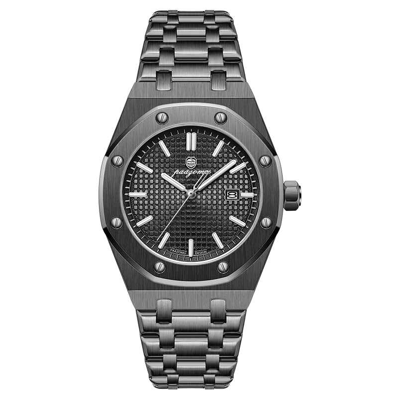 PAAZOMU Business Man Waterproof Watch stainless steel