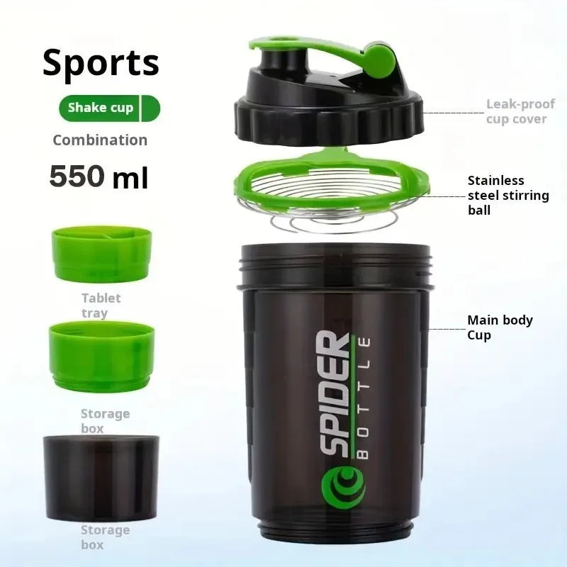 500ml  3 layer  Protein Powder Shake
