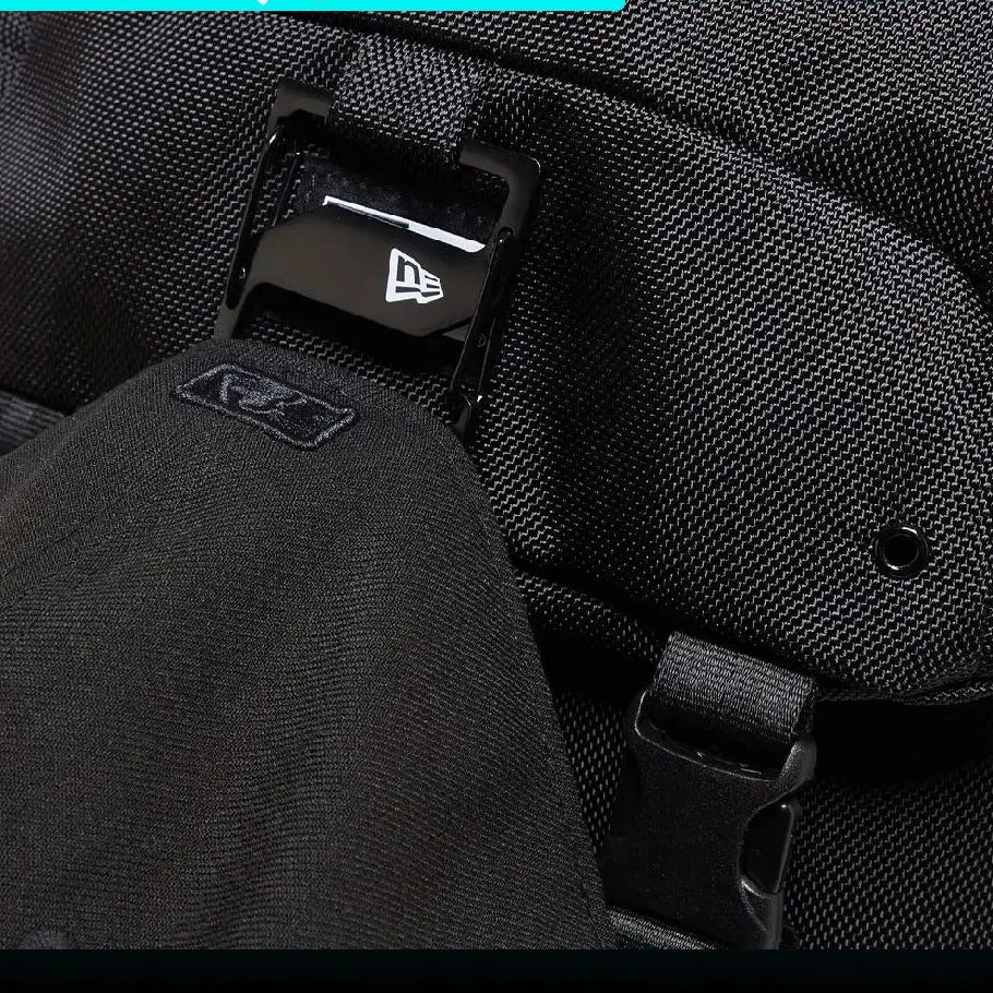 New Era Cotton Backpack Unisex Black