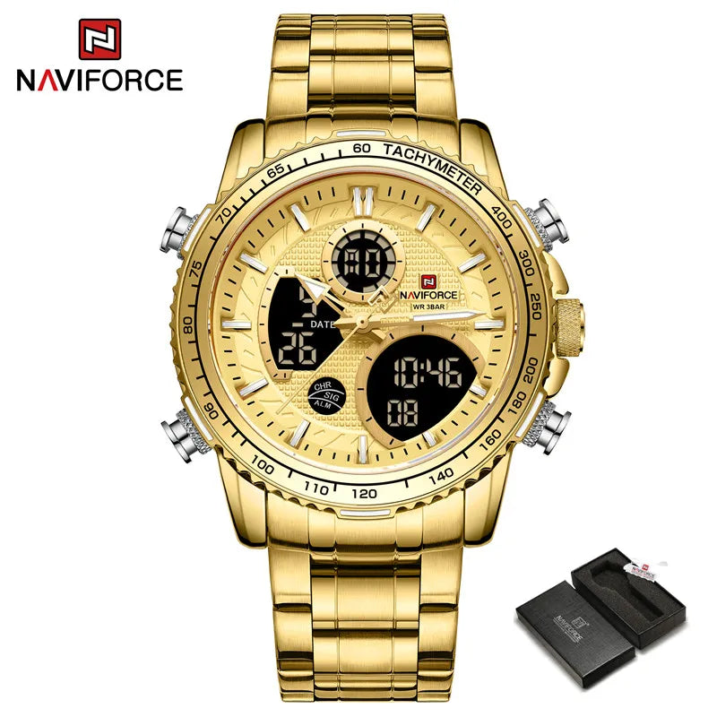 NAVIFROCE Men watches Luminous Business Fashion Man Watch Waterproof Military Watch