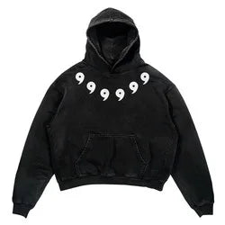 Skull Letter Printed Hoodie For Men & Women