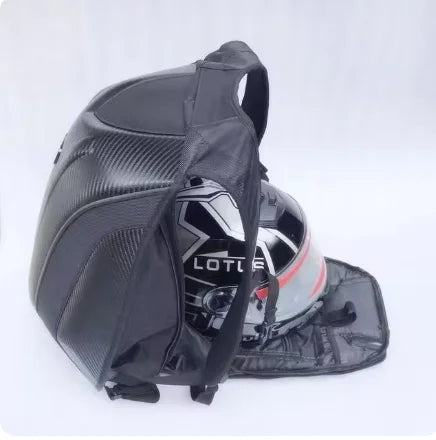 Moto Racing  bag Motocross Carbon Fiber Backpack Waterproof Motorcycle Hard Shell Backpacks