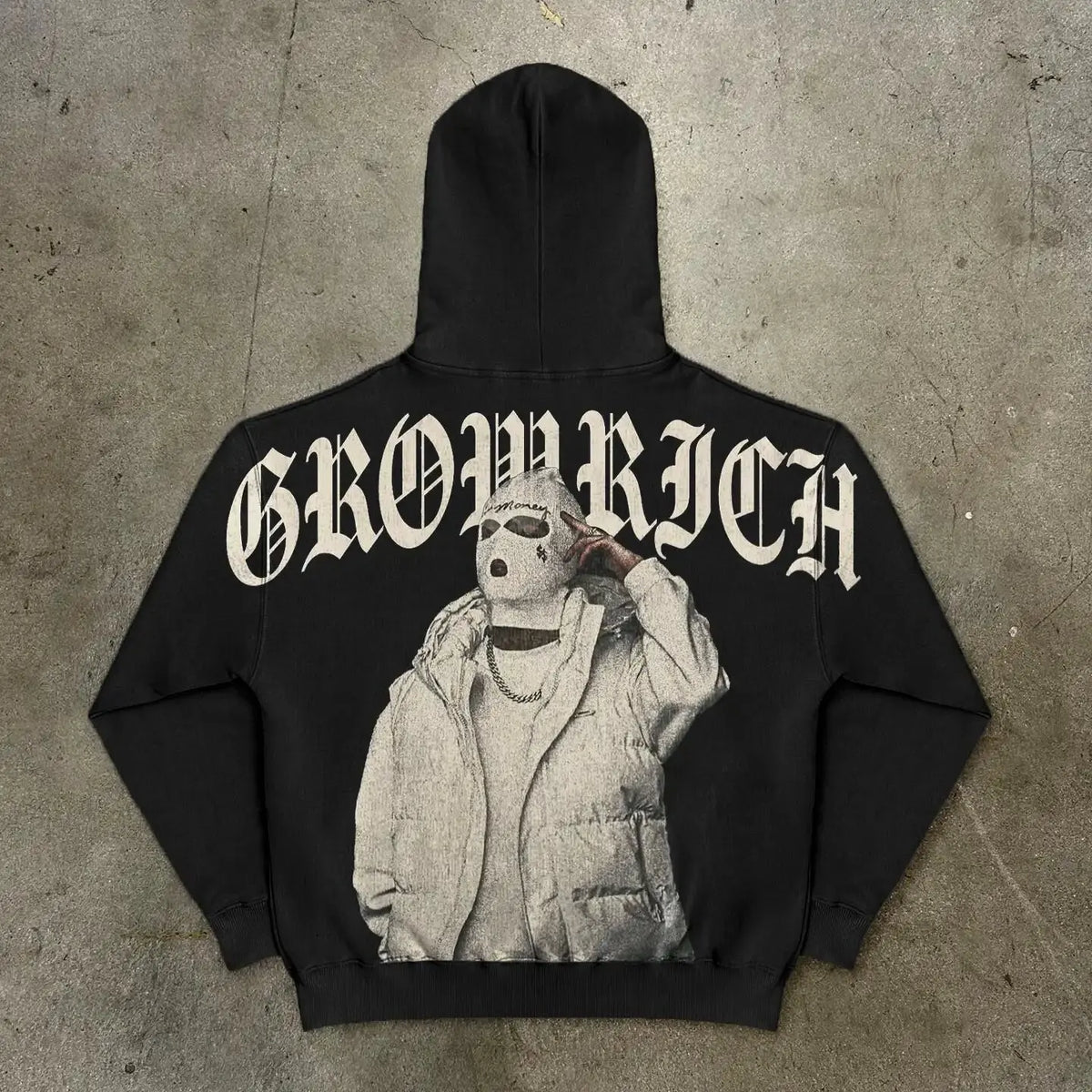 Skull Letter Printed Hoodie For Men & Women