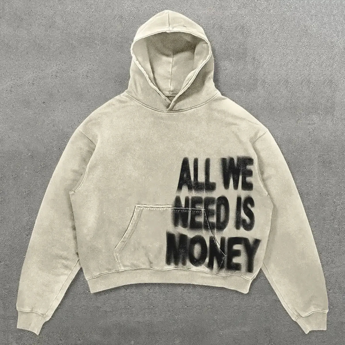 Skull Letter Printed Hoodie For Men & Women