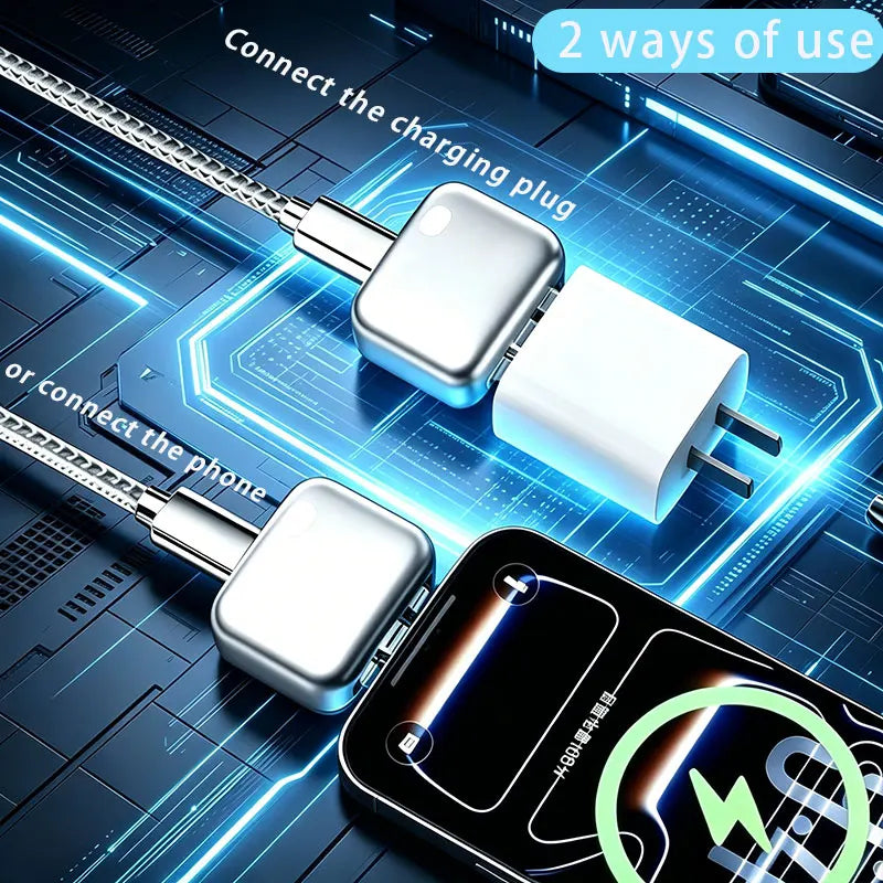 140W Fast Charging Type C Adapter, Auto-Unplug Function Night charging Overcharge Protection C-port devices Phones ,earphone