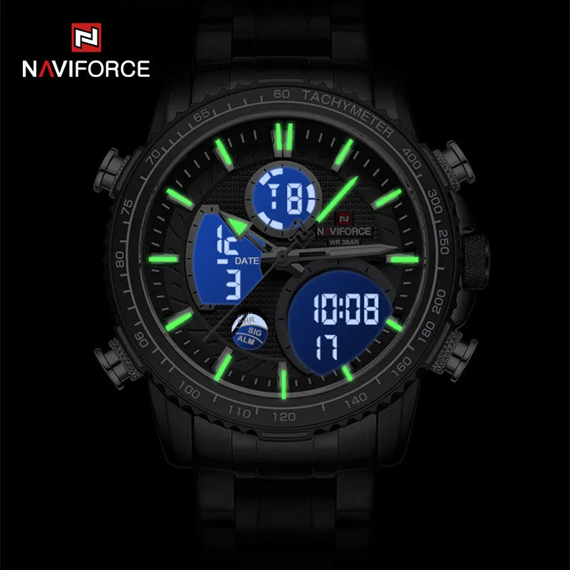 NAVIFROCE Men watches Luminous Business Fashion Man Watch Waterproof Military Watch