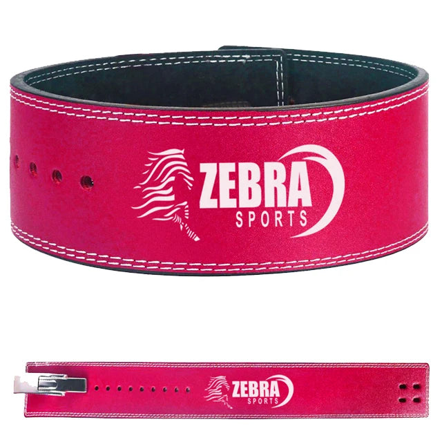 Customize Durable Leather 13mm Powerlifting Belt for Men Women with buckle