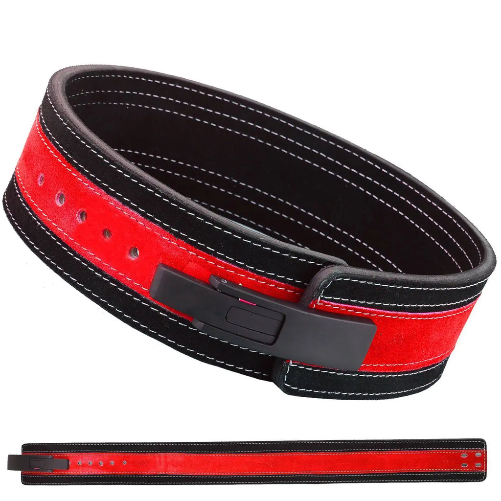 Customize Durable Leather 13mm Powerlifting Belt for Men Women with buckle